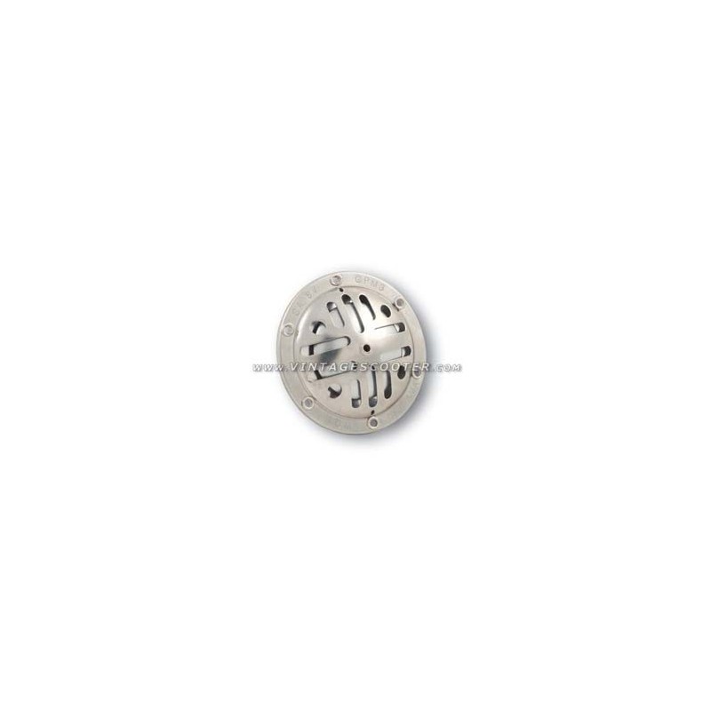 Klaxon inox origine 6volts courant alternatif Vespa 50/125 Primavera / ET3 Klaxon inox origine 6volts courant alternatif Vespa 50/125 Primavera / ET3